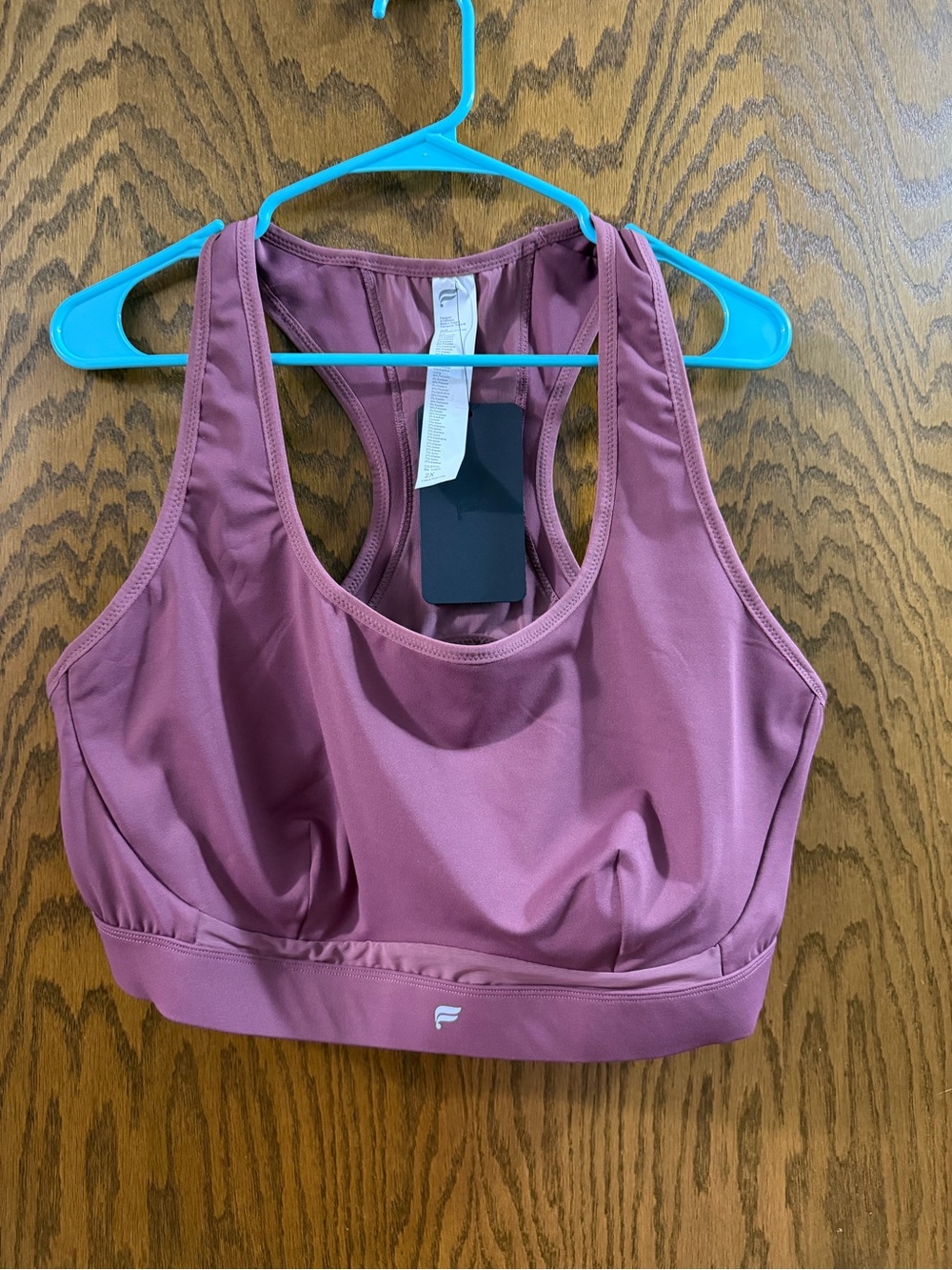 Fabletics Performance Racerback Sports Bra Size 2X- Dusty Rose